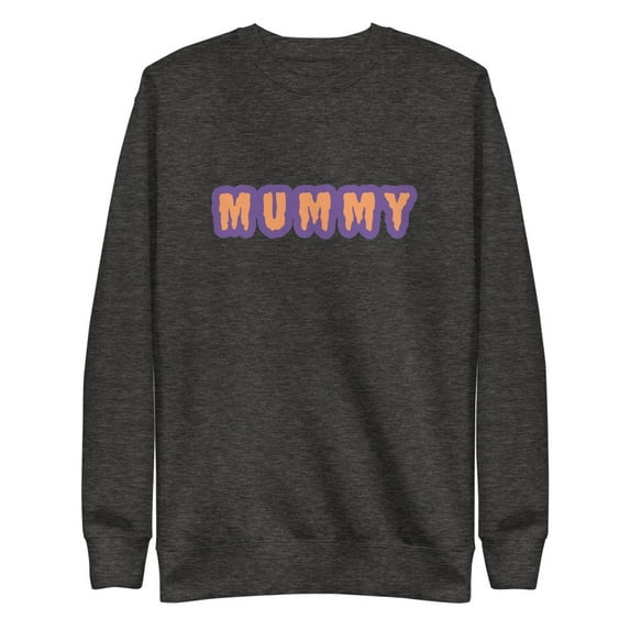 Mummy Premium Sweatshirt (Charcoal Heather, M)