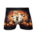thumbnail image 1 of Mummy Rottweiler Happy Halloween with Pumpkins Bats Spooky Fun All Over Print Boxer Briefs Underwear for Men Dad Rottie Dog Lover Gifts Idea - 00019, 1 of 6