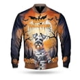 thumbnail image 1 of Mummy Schnauzer Happy Halloween with Pumpkins Bats Spooky Fun All Over Print 3D Baseball Jacket Miniature Schnauzer Dog Lover Bomber Jacket Softball - 00019, 1 of 6