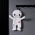 thumbnail image 1 of Mummy Shaped Hanging Hand Towel - Thick Fleece Water Absorbing Decor Cloth for Kitchen and Bathroom - Perfect for Halloween and Seasonal Home Decoration - Soft and Durable for Daily Use, 1 of 7