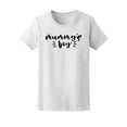 thumbnail image 1 of Mummy's Boy Quote T-Shirt Women -Image by Shutterstock, Female Medium, 1 of 2