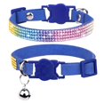 thumbnail image 1 of Mumup 1Pack Cat Collar Breakaway Bling Diamond Rhinestone with Bell Adjustable for Cats and Kitten Girl boy, 1 of 6