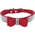 thumbnail image 1 of Mumup 1Pack Dog Collar for Extra Dogs ，Rhinestone Bling Diamond Sparkly Crystal Jewel Cute Adjustable for Small Medium Large Girl Puppy Cat Collars Female Pet Kitten, 1 of 5