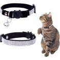 thumbnail image 1 of Mumup 1Pack Rhinestone Cat Collar Breakaway with Bell Safety Buckle, Adjustable Diamond Girl Boy Kitty Cute Comfy Collar for Kitten Tiny Little Pets Rabbits, 1 of 6