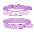 thumbnail image 1 of Mumup 1Pack Small Dog Collar for Female Dogs Bling Diamond Crystal Glitter Jewel Sparkly Rhinestone Cute Cat Pet Animals Puppy Collars Girl for XXS XS Small Medium Large, 1 of 5