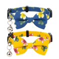 thumbnail image 1 of Mumup Christmas Collar for Cat Pet Breakaway with Bell Bowtie Detachable Bow Adjustable Safety Kitten Puppy Girl Boy 2pcs Christmas, 1 of 6