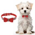 thumbnail image 1 of Mumup Cute Dog Collar with Bling Rhinestone, Bling Dog Collar Adjustable Leather Diamond Sparkling Jewel Accessories  Intended for Teacup/Cat/Small Medium Large Pet, 1 of 7