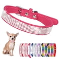 thumbnail image 1 of Mumup Dog Collar for Medium Dogs Female, Bling Diamond Fancy Crystal Glitter Pretty Jewel Rhinestone Puppy Dog Collars for Small Medium Large Breed Pet Girl Dogs Cats Kitten, 1 of 5
