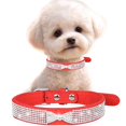 thumbnail image 1 of Mumup Dog Collar for Female Dogs, Diamond Puppy Collar with Bow， Rhinestone Crystal Jeweled Bling Cat Collar for Xs Small Medium Breed Pet Kitten, 1 of 7