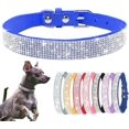 thumbnail image 1 of Mumup Small Dog Collar, Bling Rhinestone Diamond Fancy Crystal Glitter Pretty Jewel Pet Puppy Collars for XXS XS Small Medium Large Breed Girl Female Dogs Cats, 1 of 4