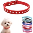 thumbnail image 1 of Mumup Small Dog Collar for Female Dogs,Rhinestone Puppy Collar Girl Crystal Jeweled Sparkling Diamond Bling Cat Collar for XXS Xs Small Medium Large Breed Pet Kitten, 1 of 5
