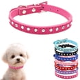 thumbnail image 1 of Mumup Small Dog Collar for Female Dogs,Rhinestone Puppy Collar Girl Crystal Jeweled Sparkling Diamond Bling Cat Collar for XXS Xs Small Medium Large Breed Pet Kitten, 1 of 5