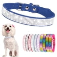 thumbnail image 1 of Mumup Sparkling Rhinestone Dog Collars for Small Dogs, Bling Small Dog Collar for Girls Glitter Crystal Diamond Jeweled Puppy Collar for XS Small Medium Large Female Dogs Kitten Cats Pets, 1 of 5