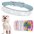 thumbnail image 1 of Mumup Sparkling Rhinestone Dog Collars for Small Dogs, Bling Small Dog Collar for Girls Glitter Crystal Diamond Jeweled Puppy Collar for XS Small Medium Large Female Dogs Kitten Cats Pets, 1 of 5