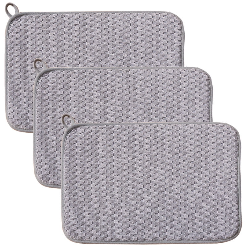 Mainstays Microfiber Dish Drying Mat Teal