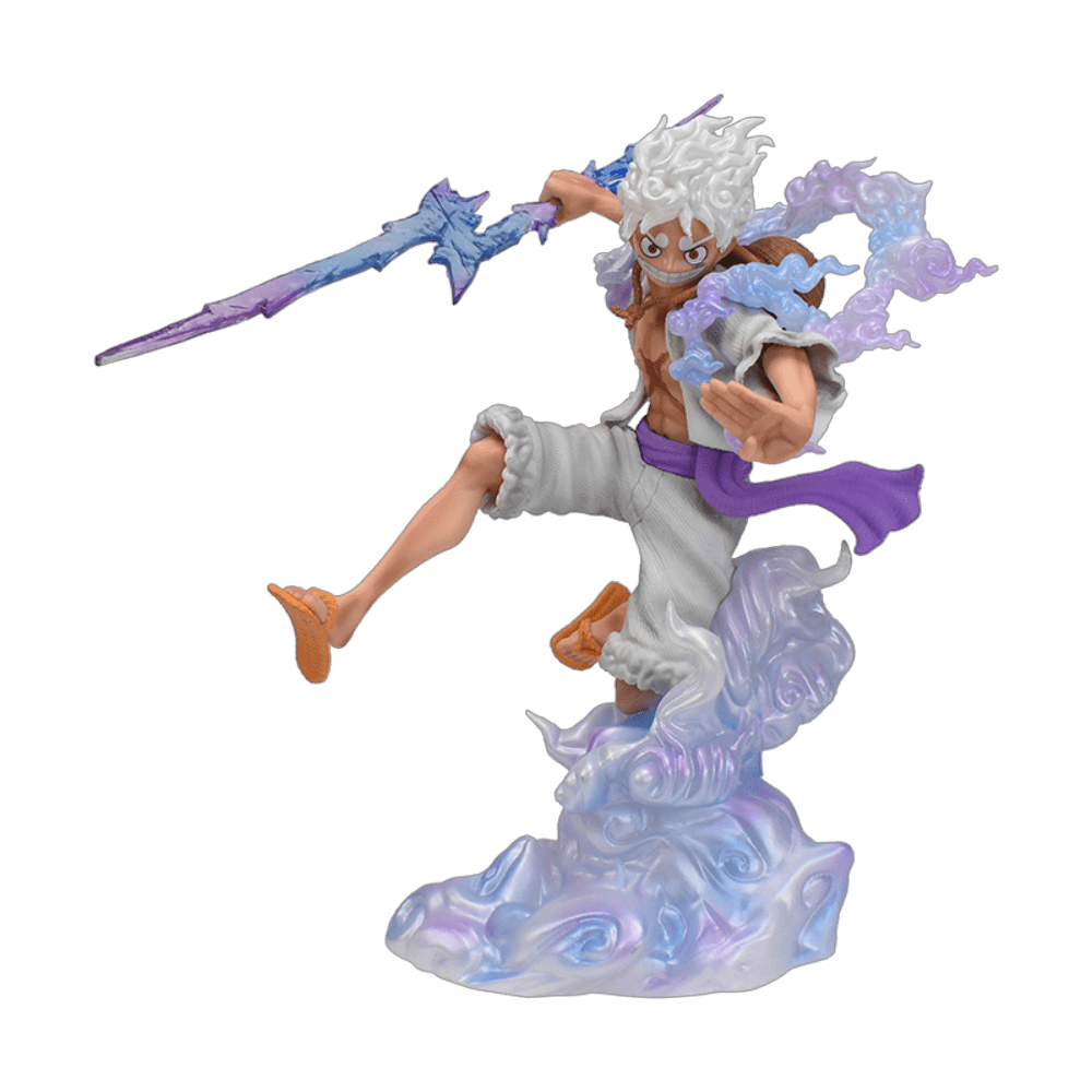 Munboo 8.3" Gear 5 Luffy Action Figures, Anime Figure Model Birthday Gift For Anime Lovers(No