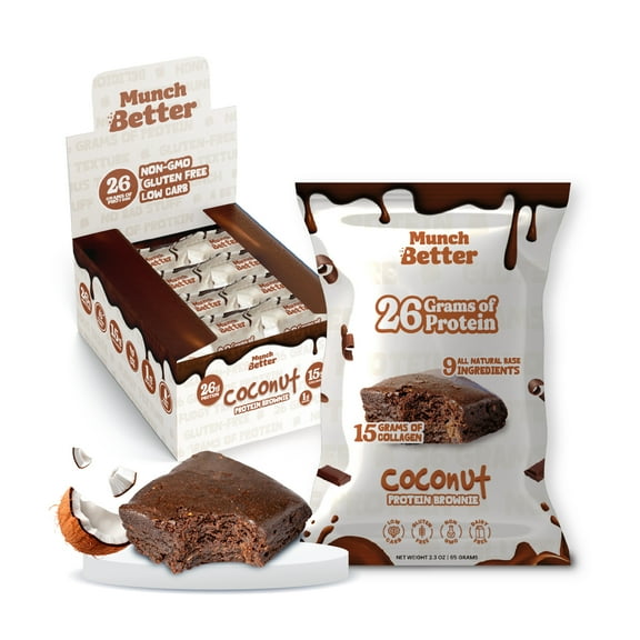 Coconut - Munch Better Protein Brownie
