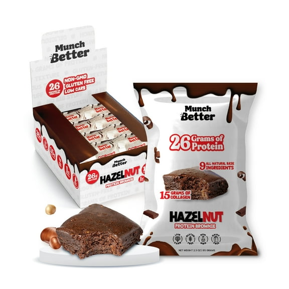 Hazelnut - Munch Better Protein Brownie