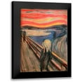 thumbnail image 1 of Munch, Edvard 15x18 Black Modern Framed Museum Art Print Titled - The Scream, 1 of 5