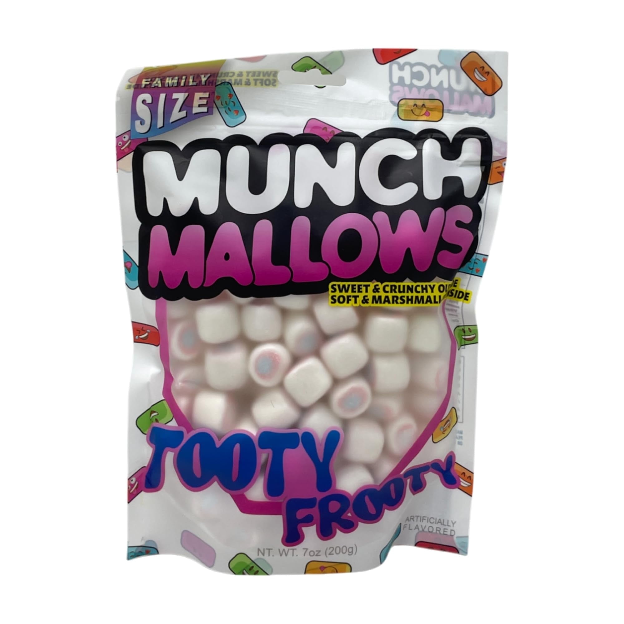 marshmallow  Munch Mallows Marshmallows - Mixed Flavor Pack - Fruity