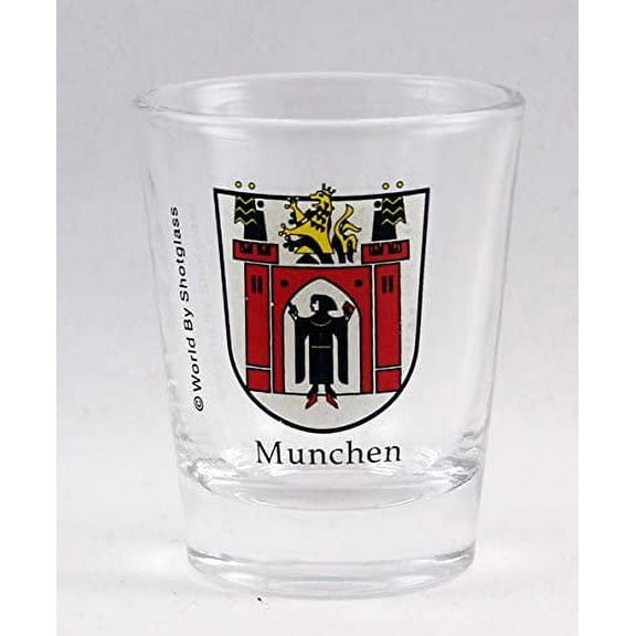 Munchen (Munich) Germany Coat Of Arms Shot Glass