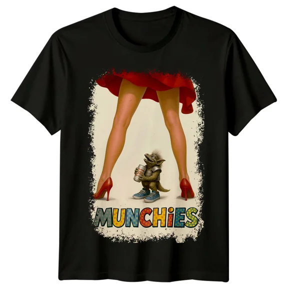 Munchies (1987) Movie Poster Inspired T-Shirt Retro 80s Tee