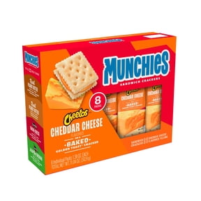 Munchies Baked Cheetos Cheddar Cheese Flavored Sandwich Crackers, 11.4 oz