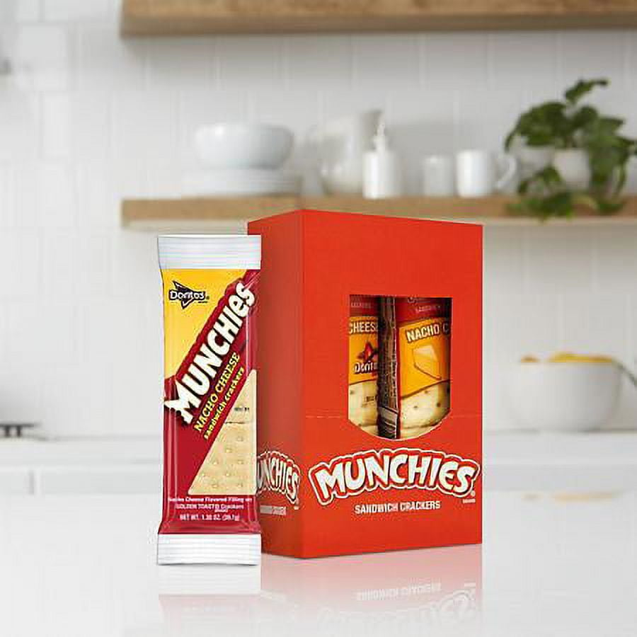 Munchies Nacho Cheese Sandwich Crackers (1.38 oz., 32 ct.)