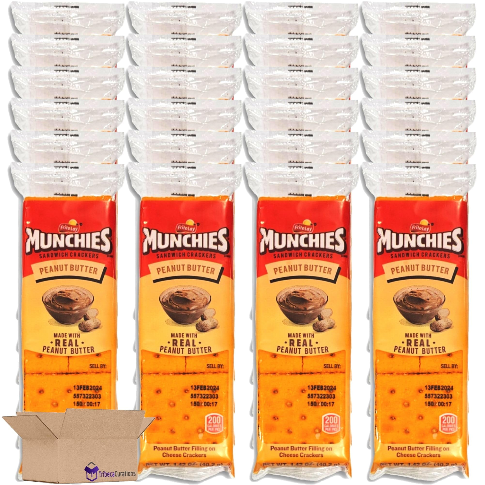 Munchies Peanut Butter Sandwich Cheese Crackers Value Pack Bundled by Tribeca Curations 8