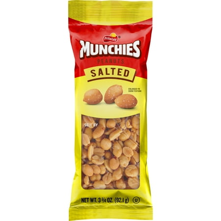 Munchies Peanuts Salted Flavor, 3.25 oz Bag