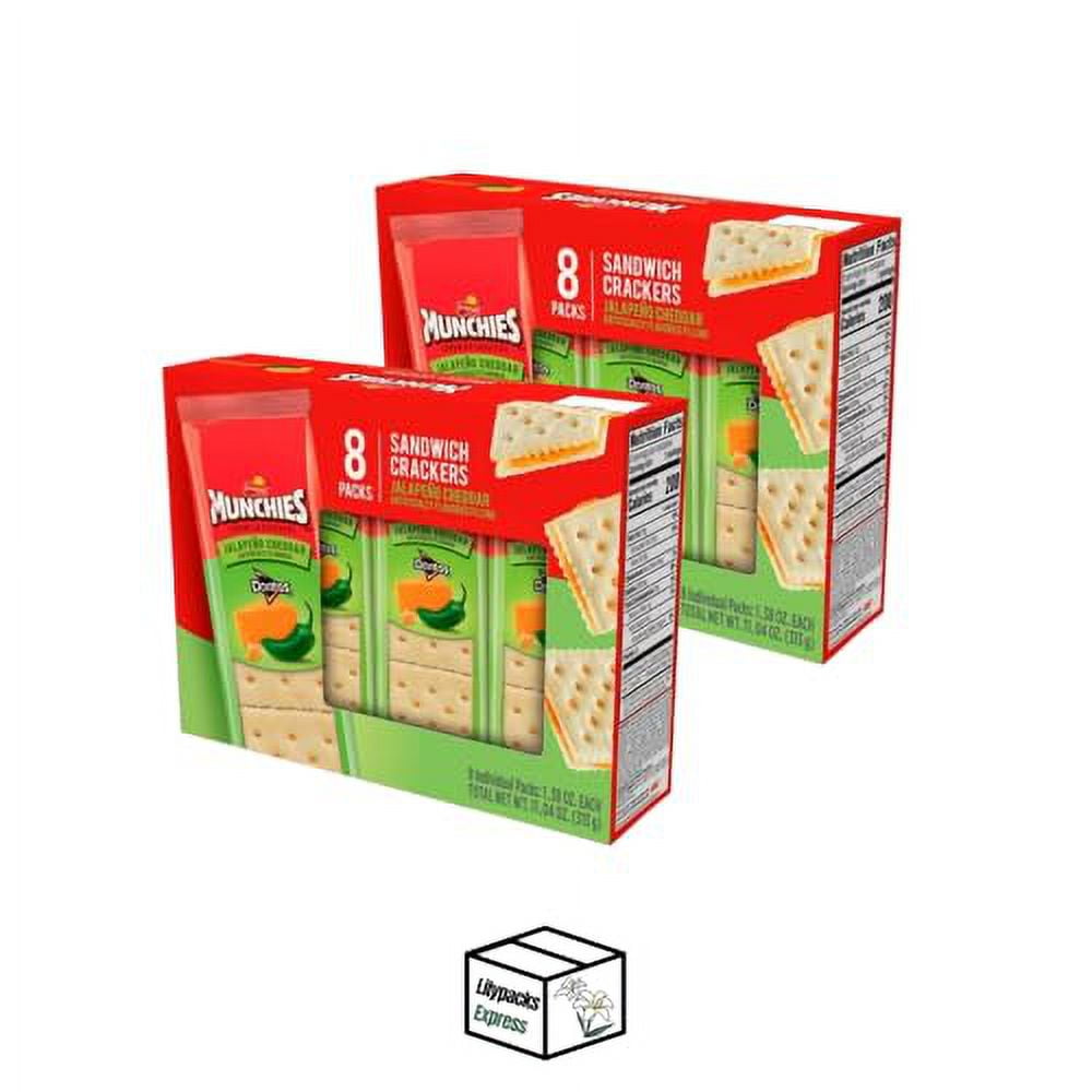 Munchies Sandwich Crackers 2 Packs 11.04 oz 96 total individual