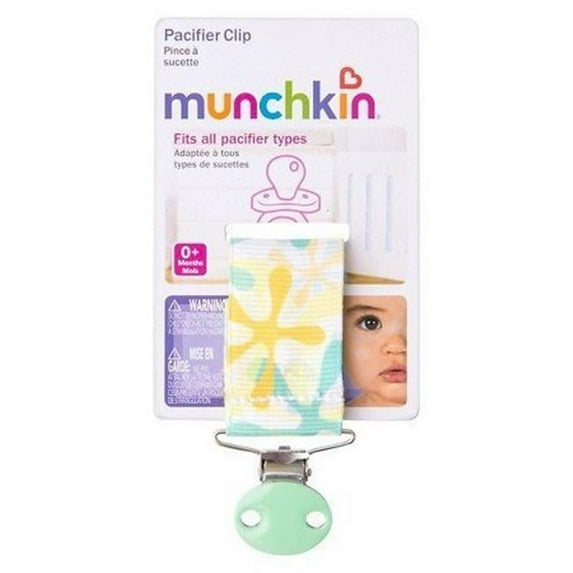 Munchkin 46721 3" X 1/2" Pacifier Clip Assorted Styles
