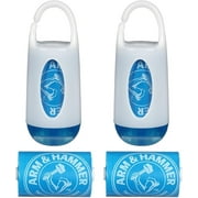 Munchkin Arm & Hammer Diaper Bag Dispenser and Bags, 2 Count, Blue