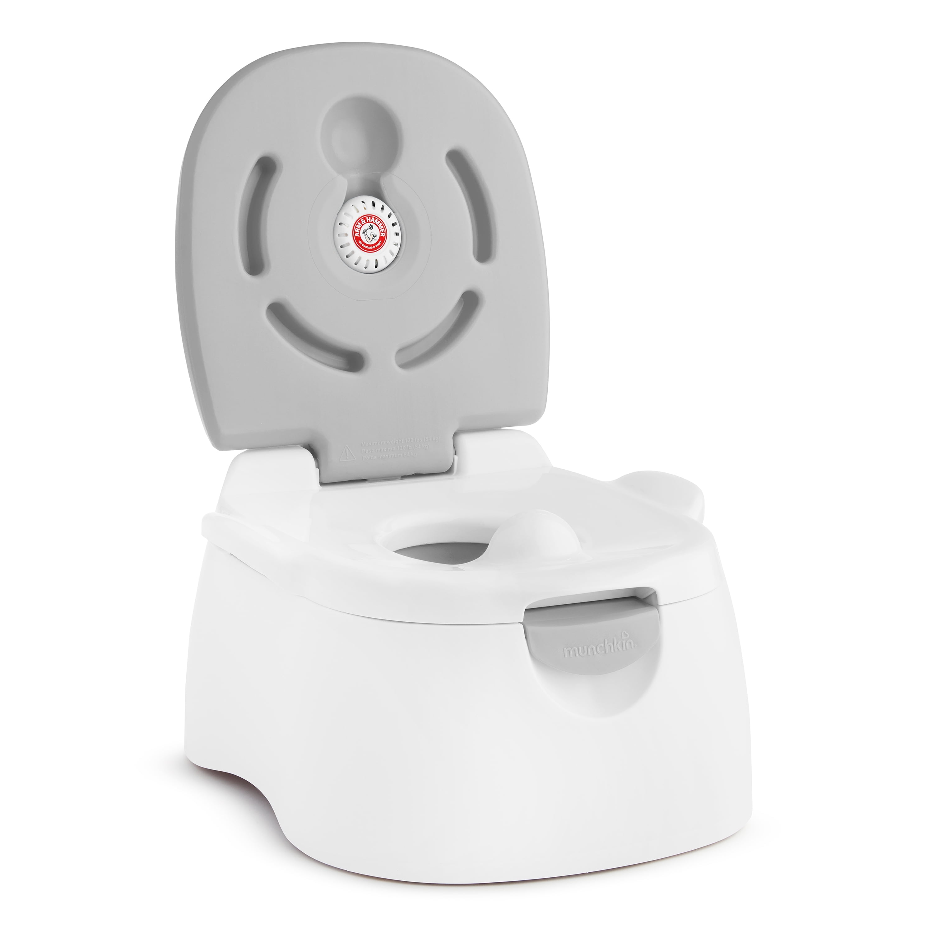 Gray and White Multi-Stage 3-in-1 Potty Chair
