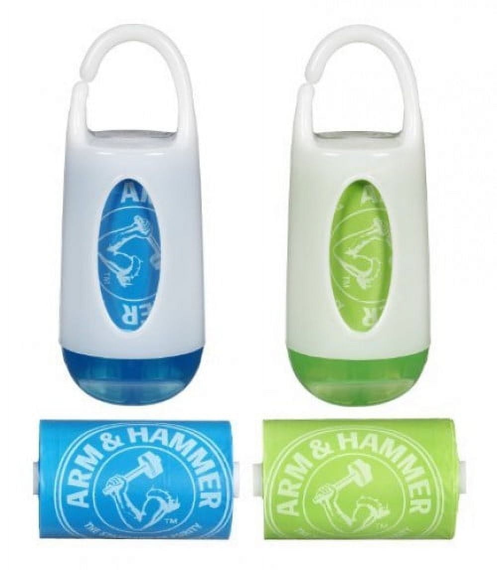 Munchkin Arm & HammerDiaper Bag Dispenser and Bags, - 3 Pack Of 2 Count = 6 Count
