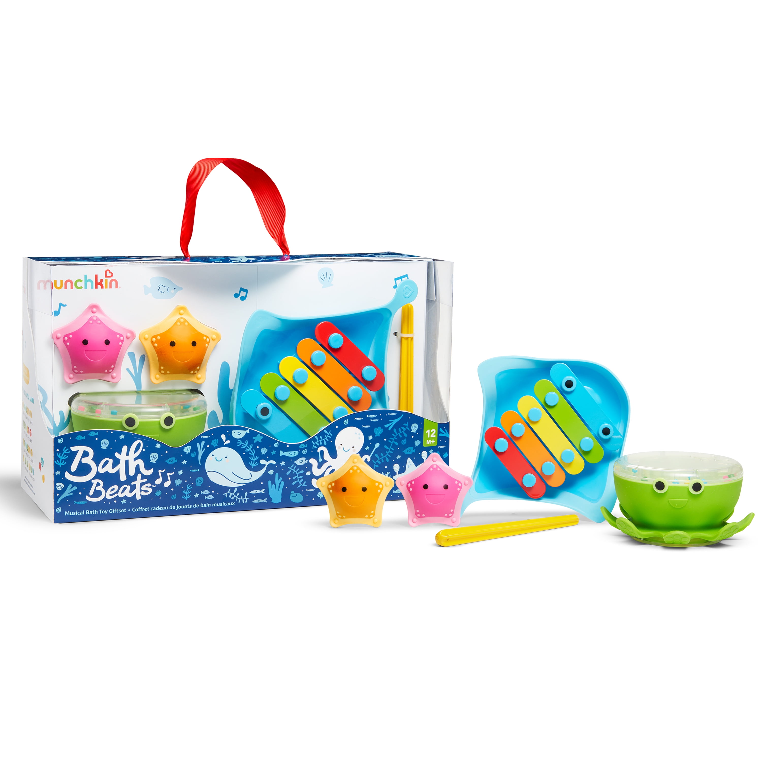 Munchkin® Fishin'™ Magnetic Baby and Toddler Bath Toy, 4pc Set