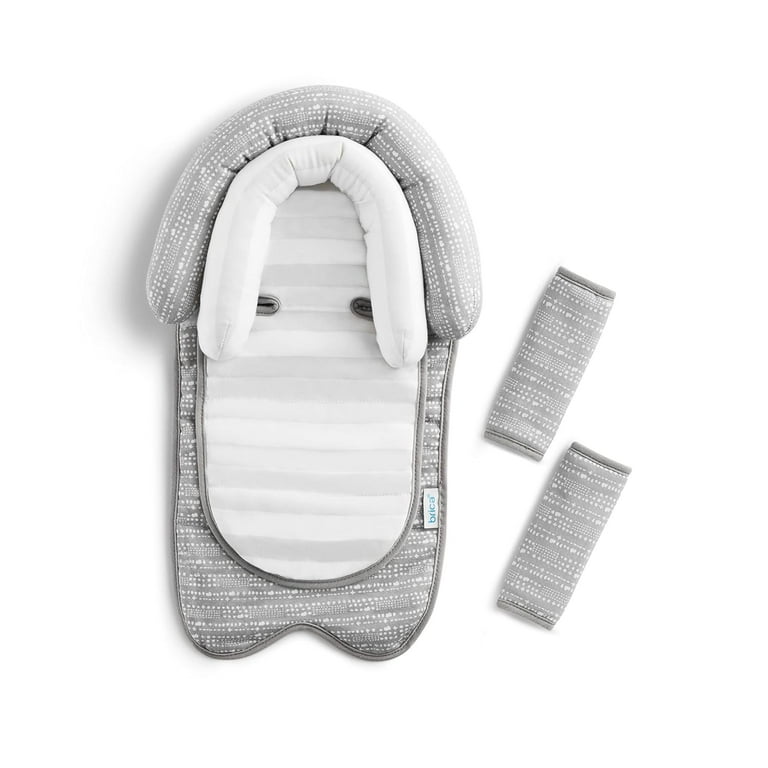 Munchkin Brica Infant Car Seat Headrest Strap Cover Set with Silver Ion Technology Newborn Cushion Protector Walmart