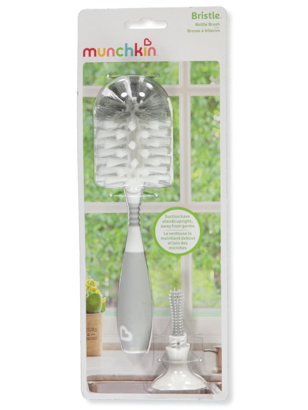 Munchkin Bristle Bottle Brush - Gray