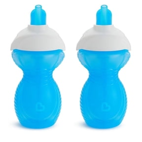 Munchkin Click Lock 2 Count Flip Straw Cup, 9 ounce, Assorted Colors
