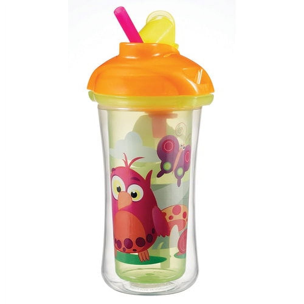 Munchkin Sesame Street Click Lock 9 OZ Insulated Straw Cup, Assorted Colors