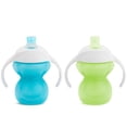 thumbnail image 1 of Munchkin® Click Lock™ Bite Proof Trainer Sippy Cup, 7 oz, Blue/Green, Unisex, 2 Pack, 1 of 7