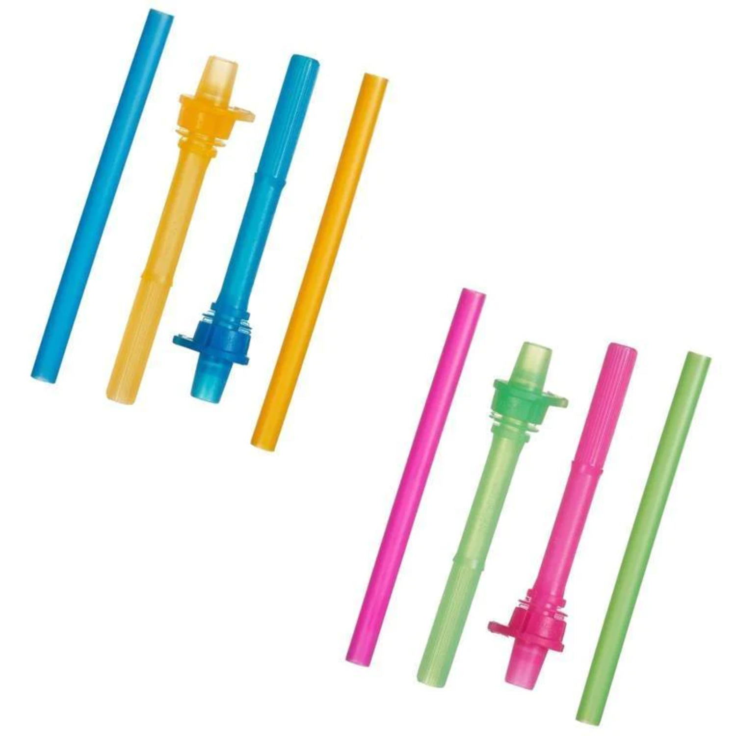 Munchkin Click Lock Replacement Straws with Valves 2Pack, Colors May