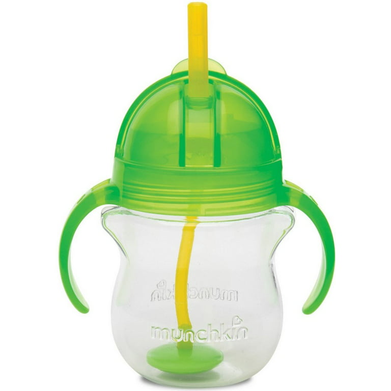 Munchkin Click Lock Weighted Flexi Straw Trainer Cup - Blue - 7 oz