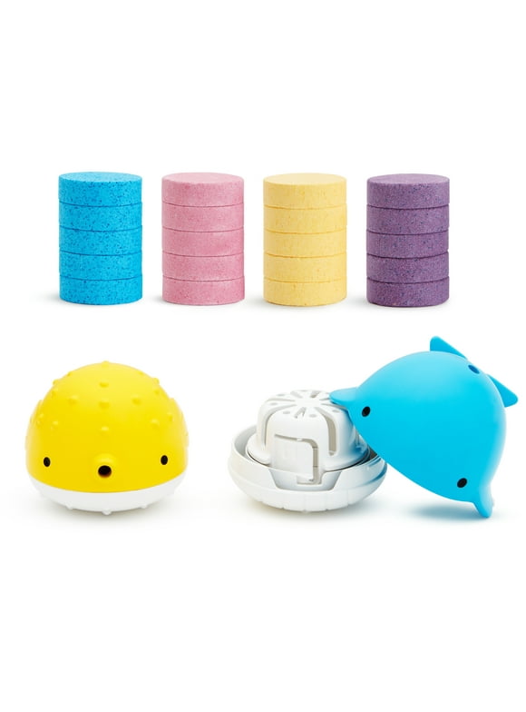 Munchkin Color Buddies Bath Bombs Toy, Includes Refills, Multi-Color