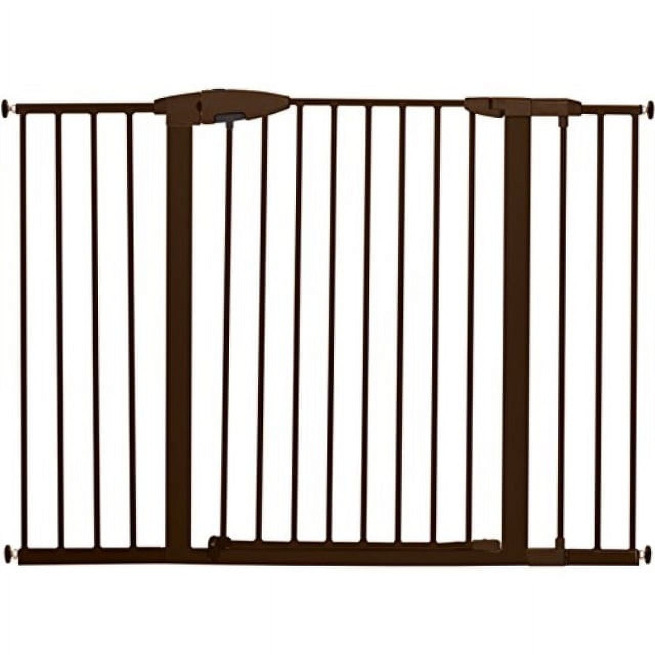 Bronze Metal Extra-Wide Pressure Mounted Baby Gate