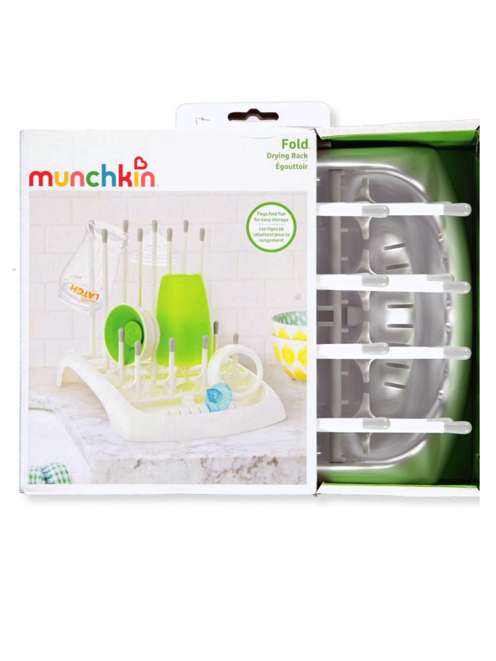 Munchkin Fold Drying Rack white/multi, one size
