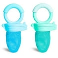 thumbnail image 1 of Munchkin Fresh Food Feeder, 2 Count (Pack of 1), Blue/Mint, 1 of 3