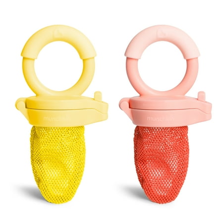 Munchkin® Fresh Food Feeder, Coral/Yellow, Unisex, 2 Pack