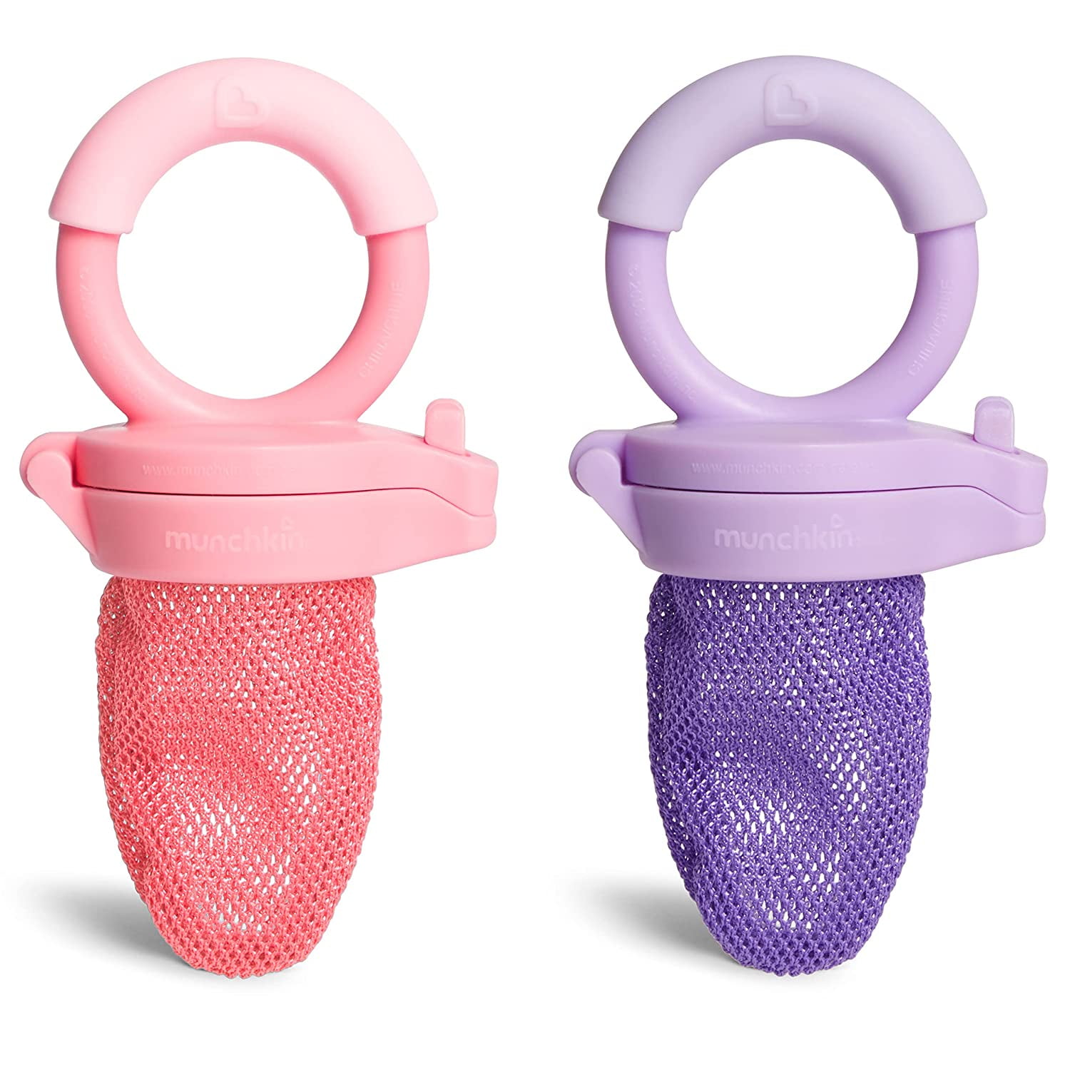 Munchkin Fresh Food Feeder, Coral/Purple, 2 count (Pack of 1