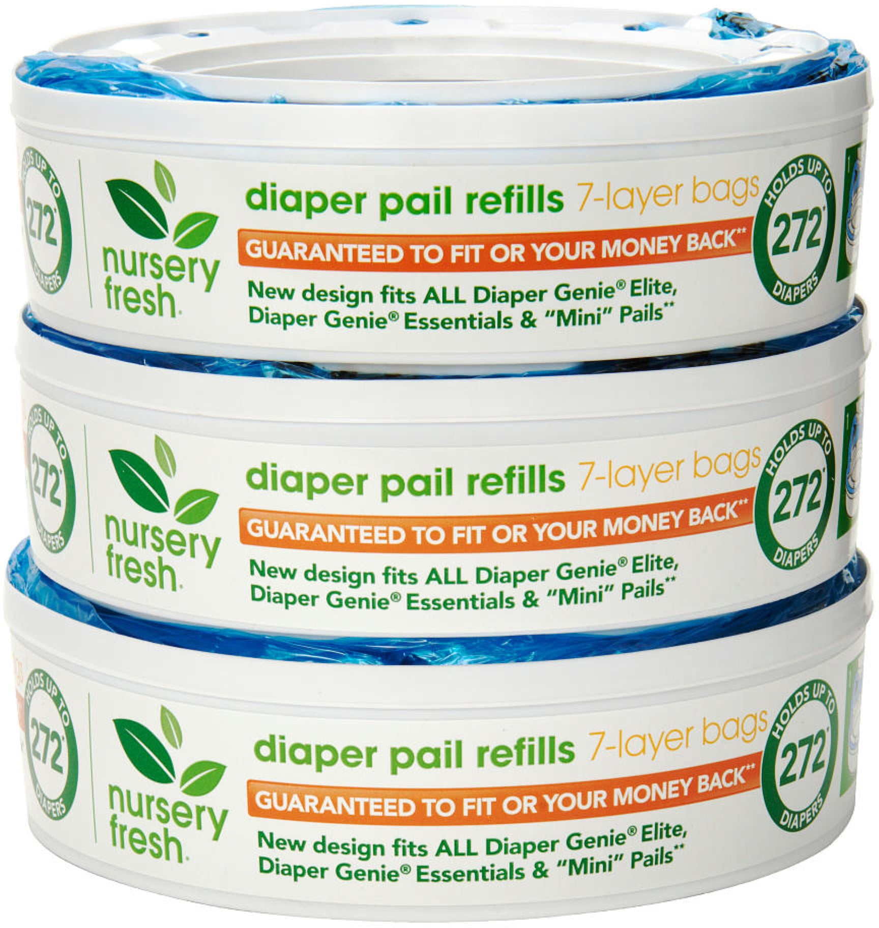 Munchkin Fresh Refill for Diaper Genie 3 ea (Pack of 2)